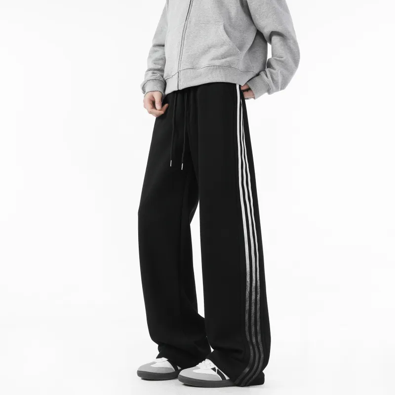 WARNING LIGHT Knitted Sweatpants Unisex-10