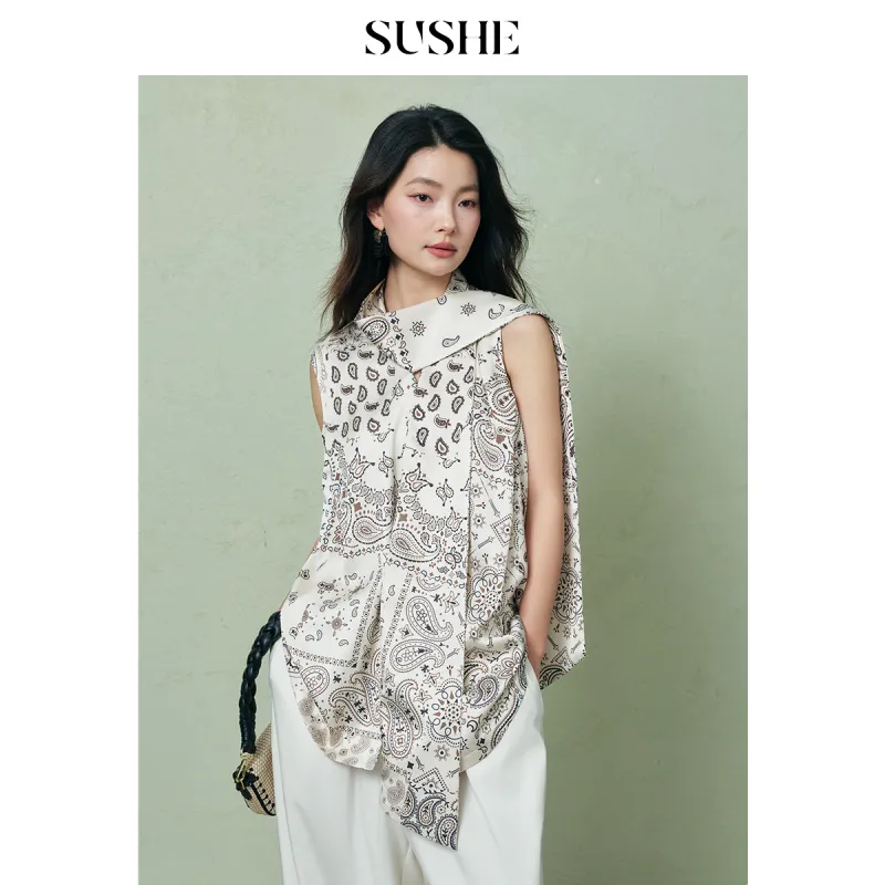 SHUXI Shirts Women's Moroccan Night White-1