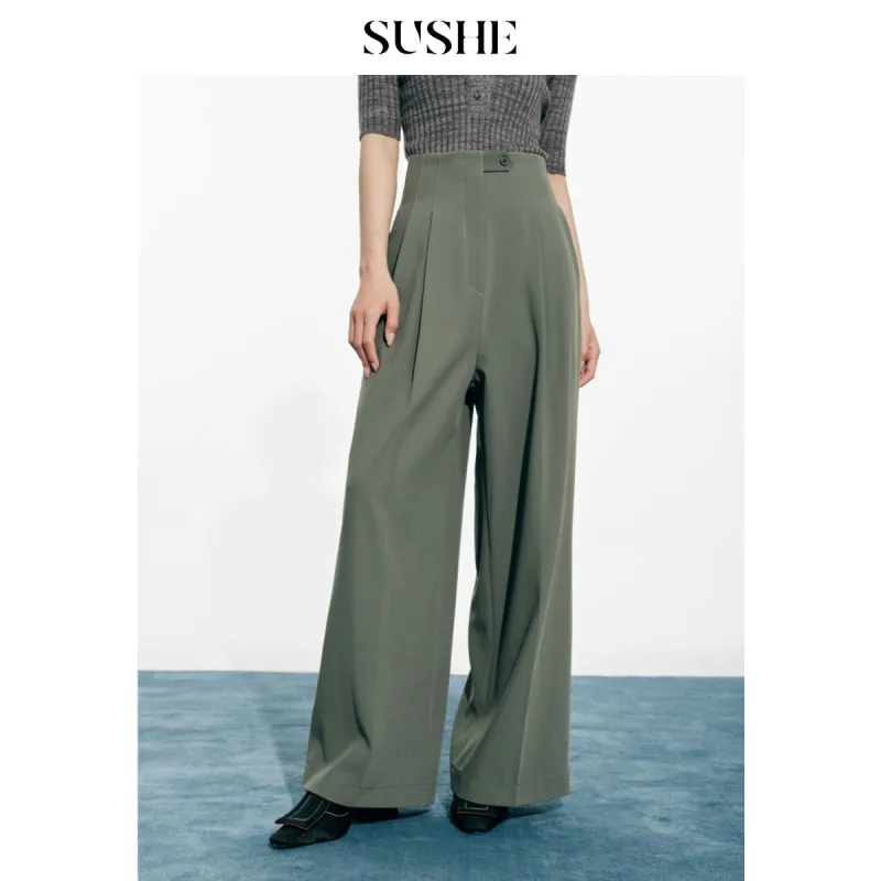 SHUXI Suit Trousers Women's-4