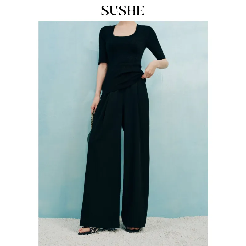 SHUXI Suit Trousers Women's-10