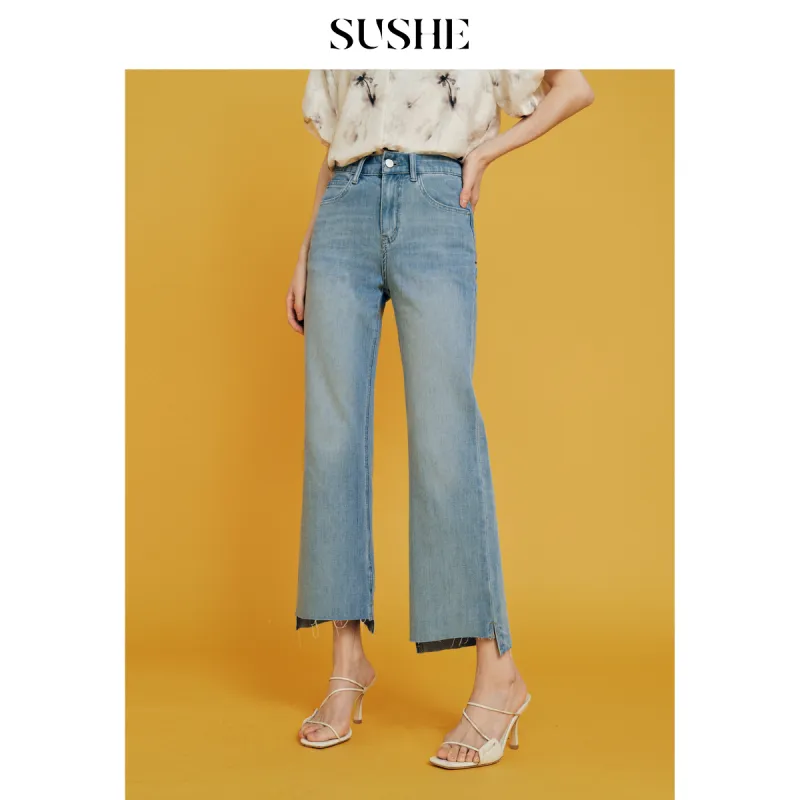 SHUXI Jeans Women's Ore Blue-1