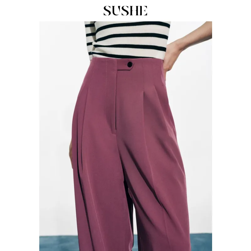 SHUXI Suit Trousers Women's-1