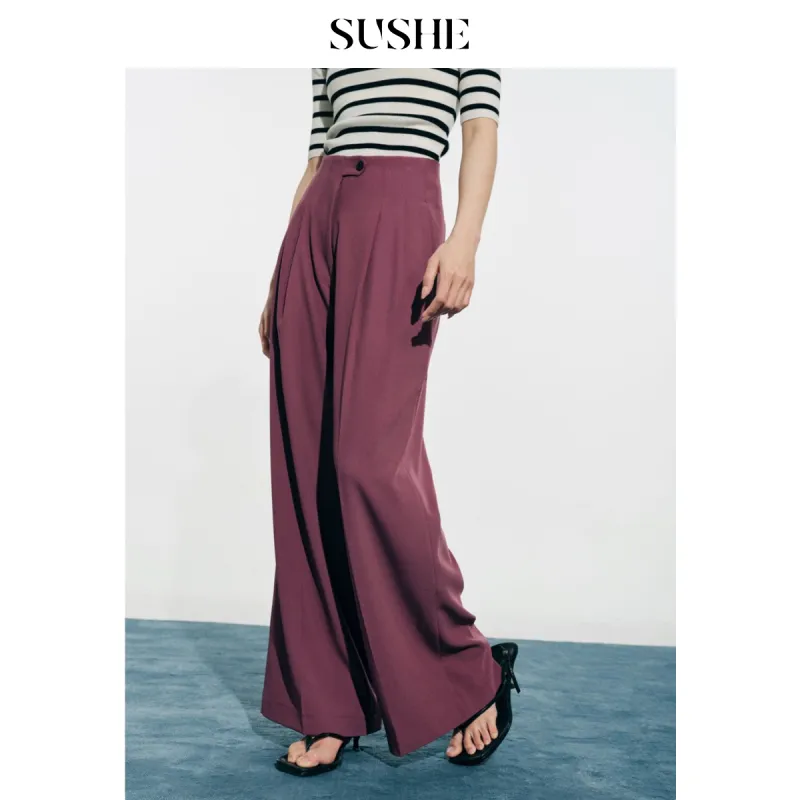 SHUXI Suit Trousers Women's-2