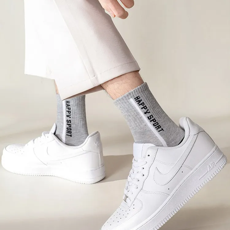 Mulong Family Mid Calf Socks Men's 5 Pack-6