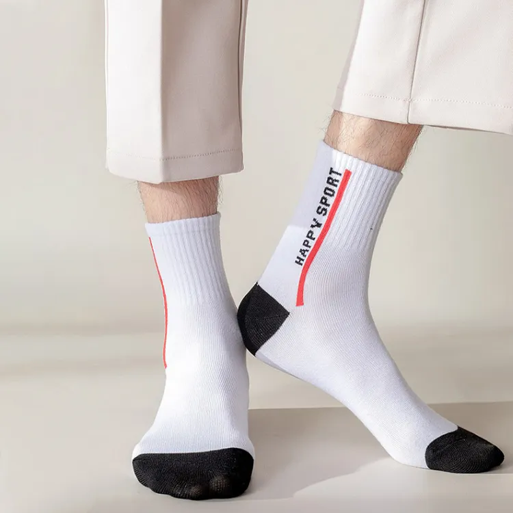 Mulong Family Mid Calf Socks Men's 5 Pack-18
