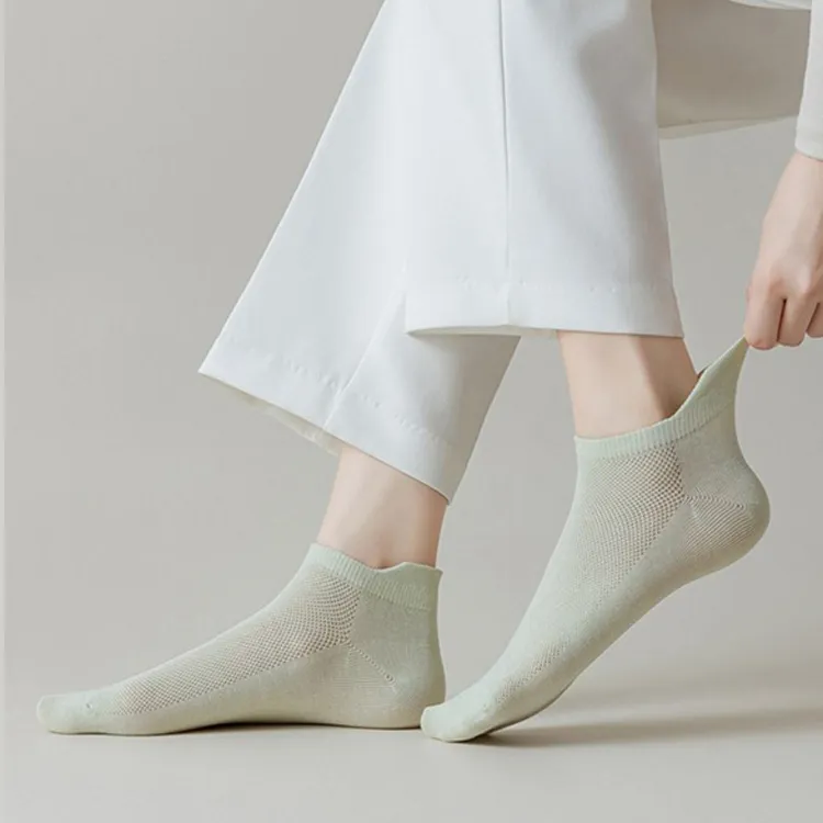 Mulong Family No-Show Socks Women's 5 Pack-3