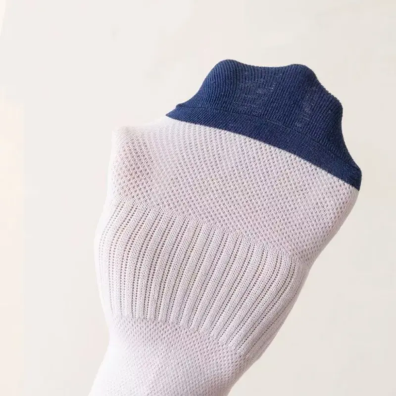 Mulong Family No Show Socks Men's 5 Pack Mixed Color-8
