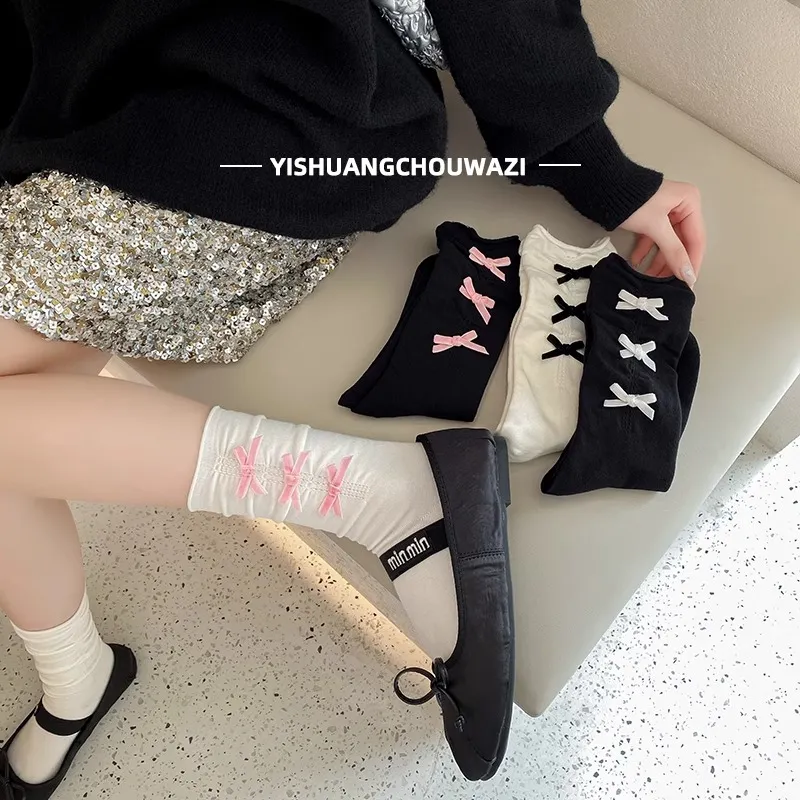 Mulong Family Mid Calf Socks Women's 4 Pack-2