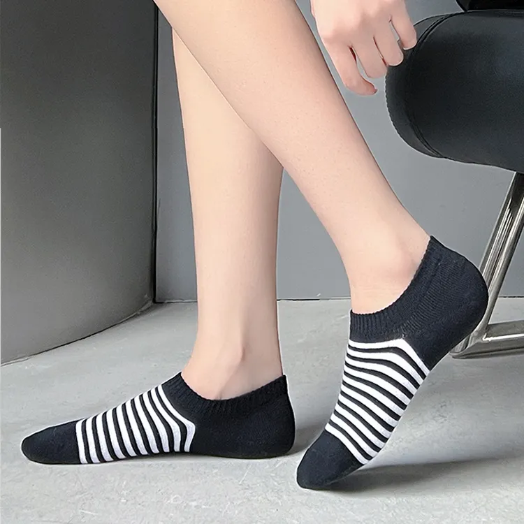 Mulong Family No Show Socks Women's 5 Pack-4