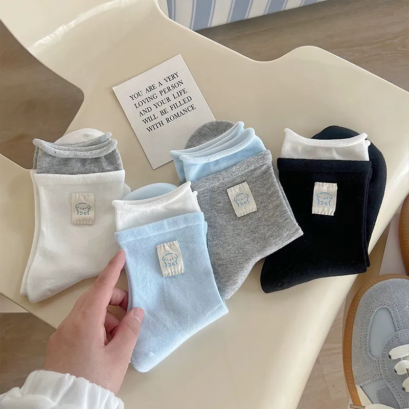 Mulong Family Mid Calf Socks Women's 4 Pack-3
