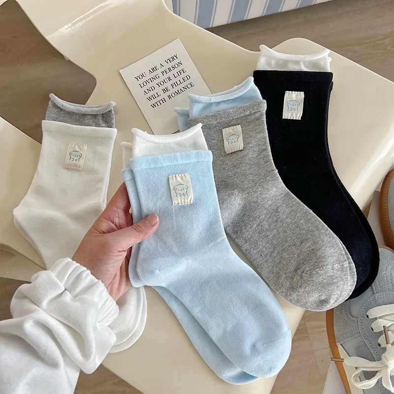 Mulong Family Mid Calf Socks Women's 4 Pack-2