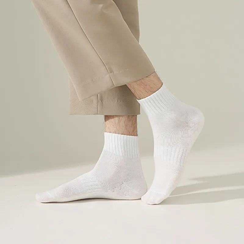 Mulong Family Mid Calf Socks Men's 5 Pack-11