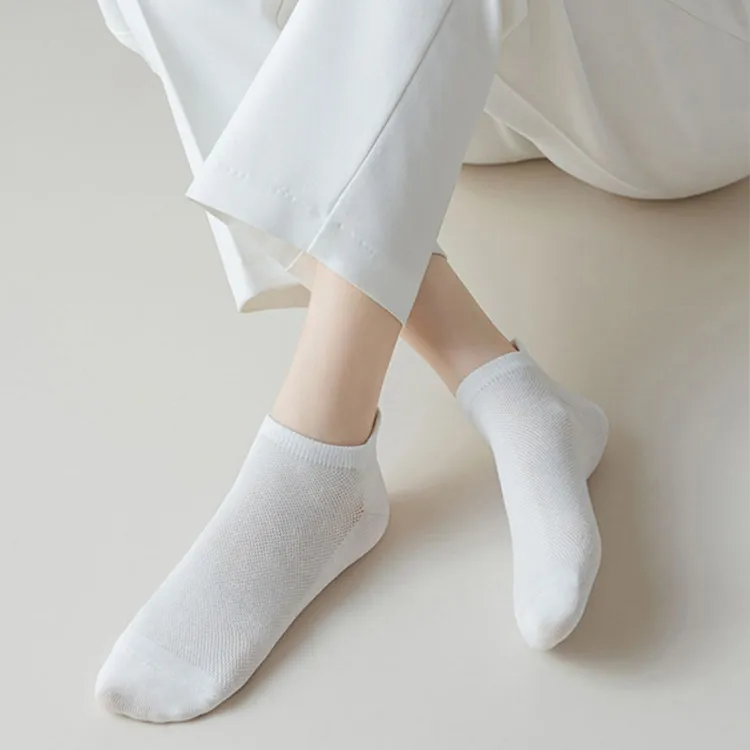 Mulong Family No-Show Socks Women's 5 Pack-1