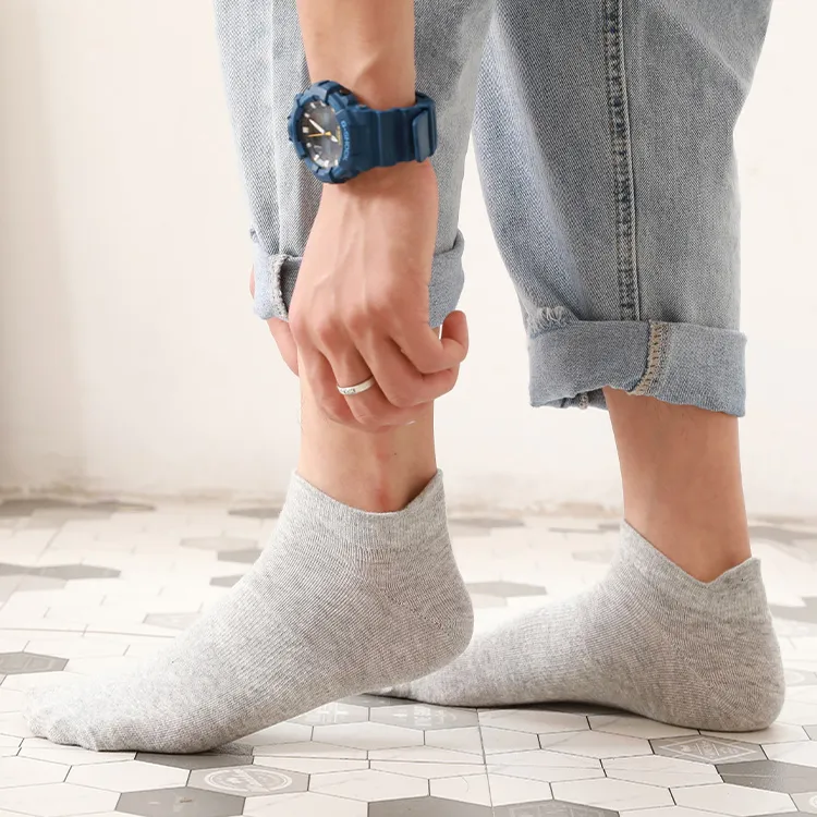 Mulong Family No-Show Socks Men's 5 Pack-4