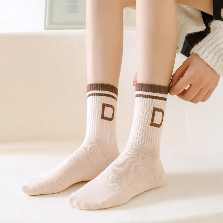 Mulong Family Mid Calf Socks Women's 6 Pack-29