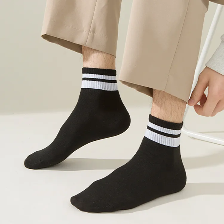 Mulong Family Mid Calf Socks Men's 8 Pack Mixed Color-24