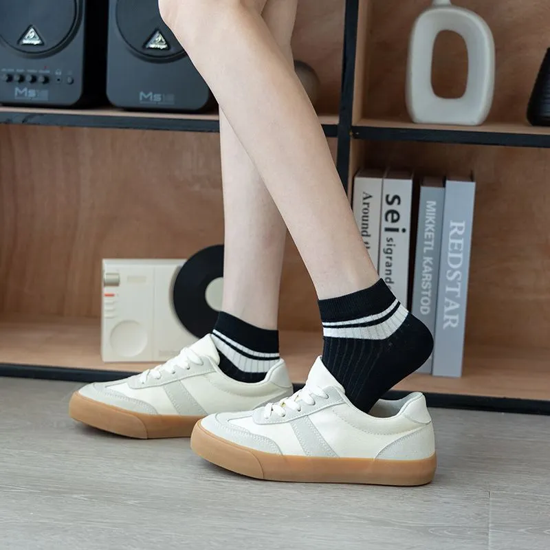 Mulong Family No Show Socks Women's 5 Pack Mixed Color-6