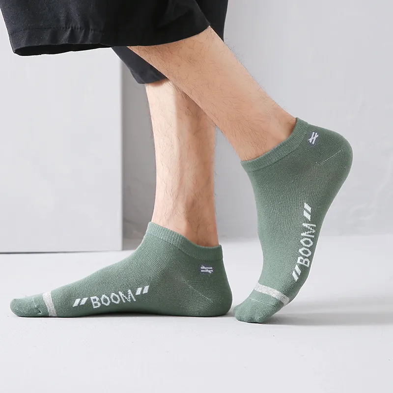Mulong Family No Show Socks Men's 10 Pack Mixed Color-3