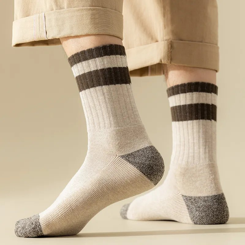 Mulong Family Mid Calf Socks Men's 5 Pack-26
