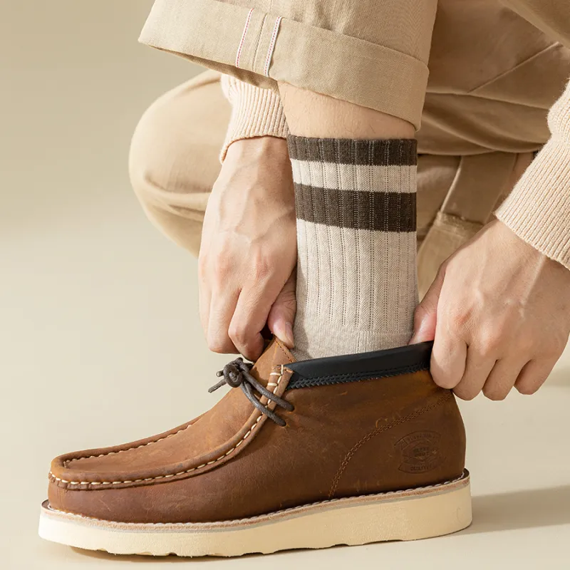 Mulong Family Mid Calf Socks Men's 5 Pack-19