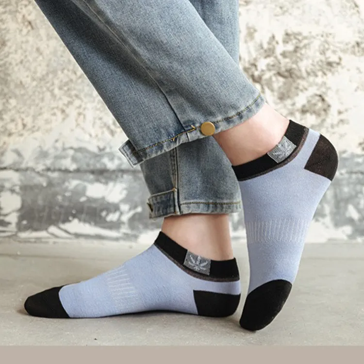 Mulong Family No-Show Socks Men's 5 Pack-1