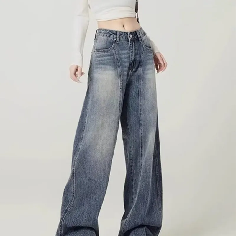 LESS BEARS Jeans Unisex Vintage Blue-2