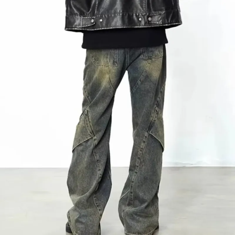 LESS BEARS Jeans Unisex Vintage-4
