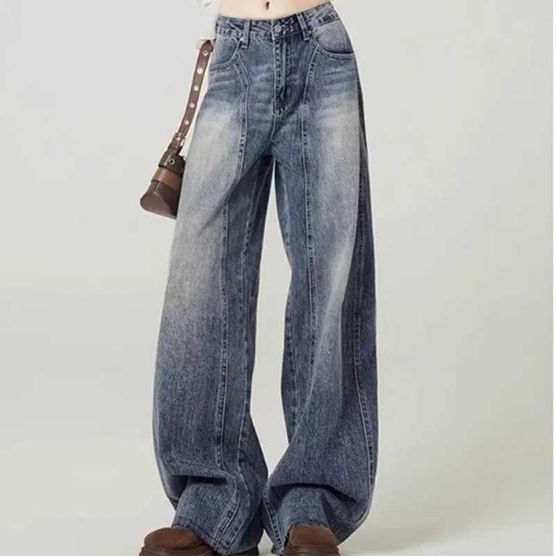 LESS BEARS Jeans Unisex Vintage Blue-3