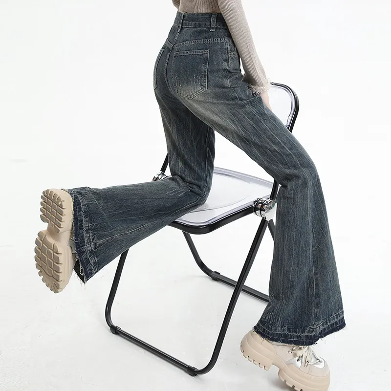 LESS BEARS Jeans Women's Vintage Blue-7