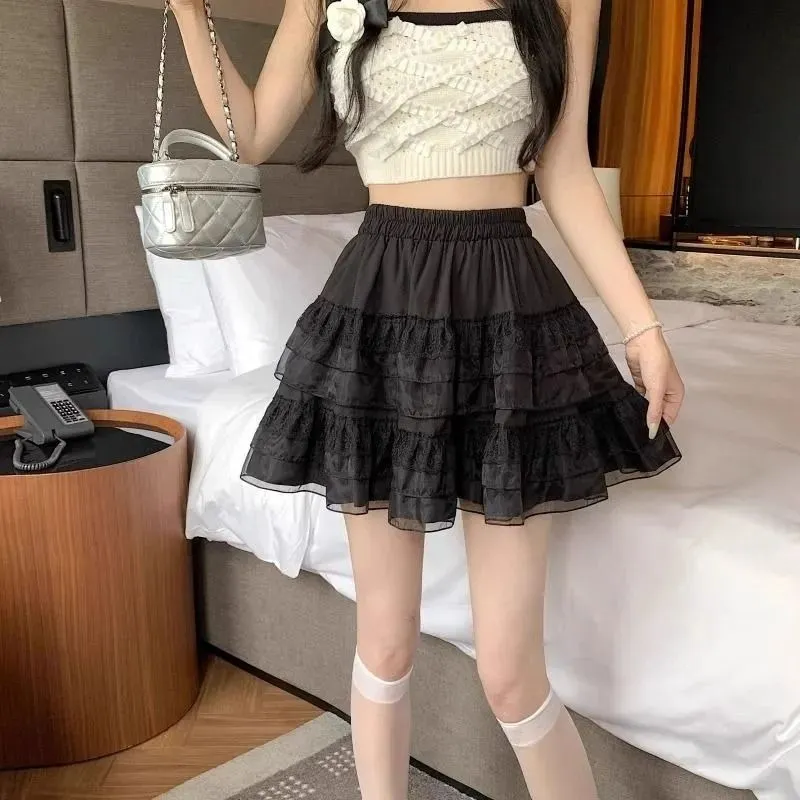 LESS BEARS Casual Short Skirts Women's-7