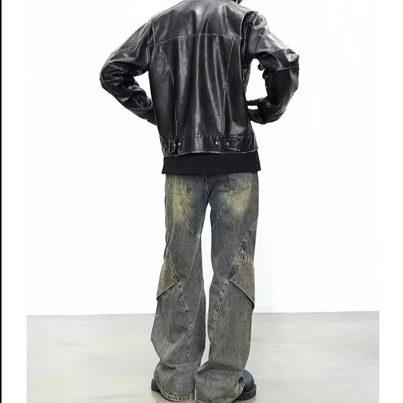 LESS BEARS Jeans Unisex Vintage-5