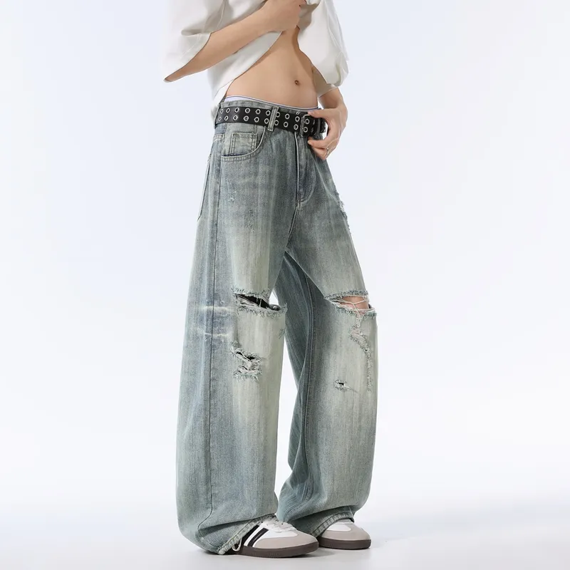 COPICVEN Jeans Unisex Mint Green-6