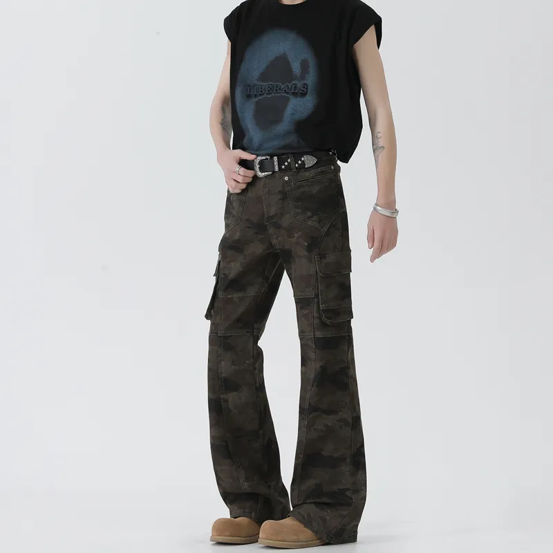 COPICVEN Jeans Unisex Camouflage-2