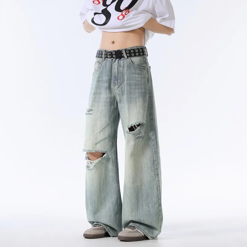 COPICVEN Jeans Unisex Mint Green-5