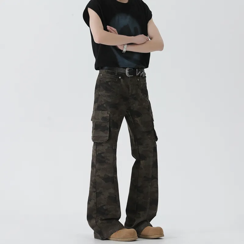 COPICVEN Jeans Unisex Camouflage-8