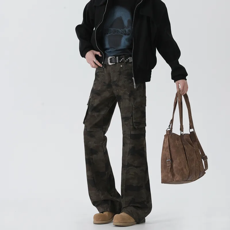 COPICVEN Jeans Unisex Camouflage-4