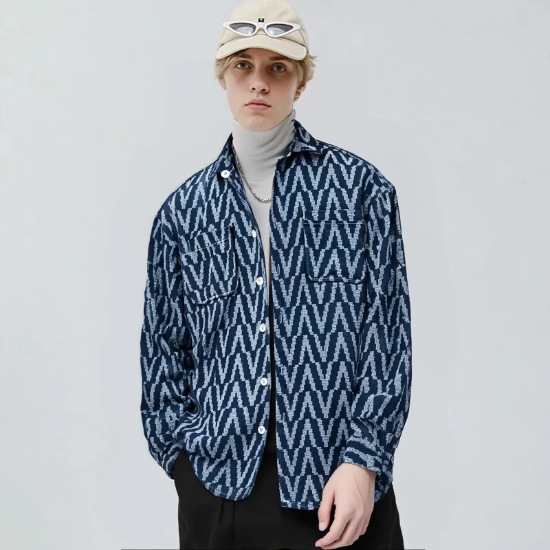 COPICVEN Jackets Unisex Blue-2