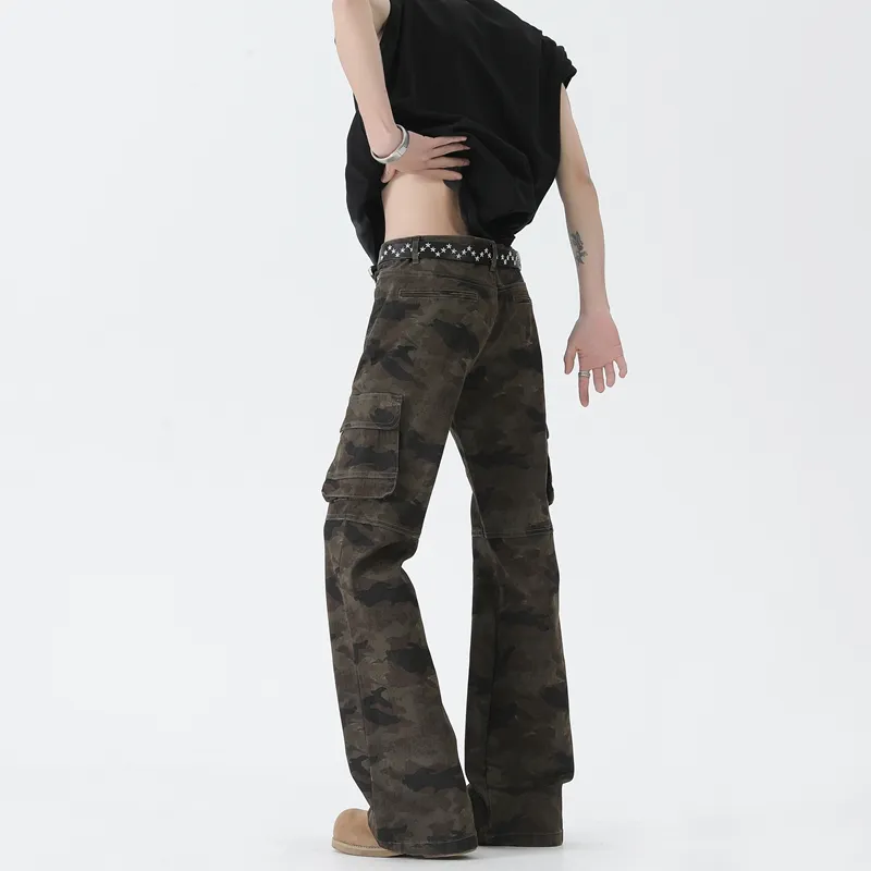 COPICVEN Jeans Unisex Camouflage-1