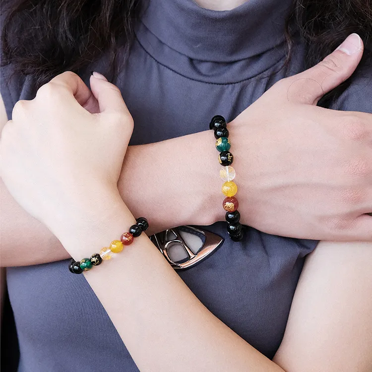 CIROCCO Obsidian Jade Bracelets Unisex-1