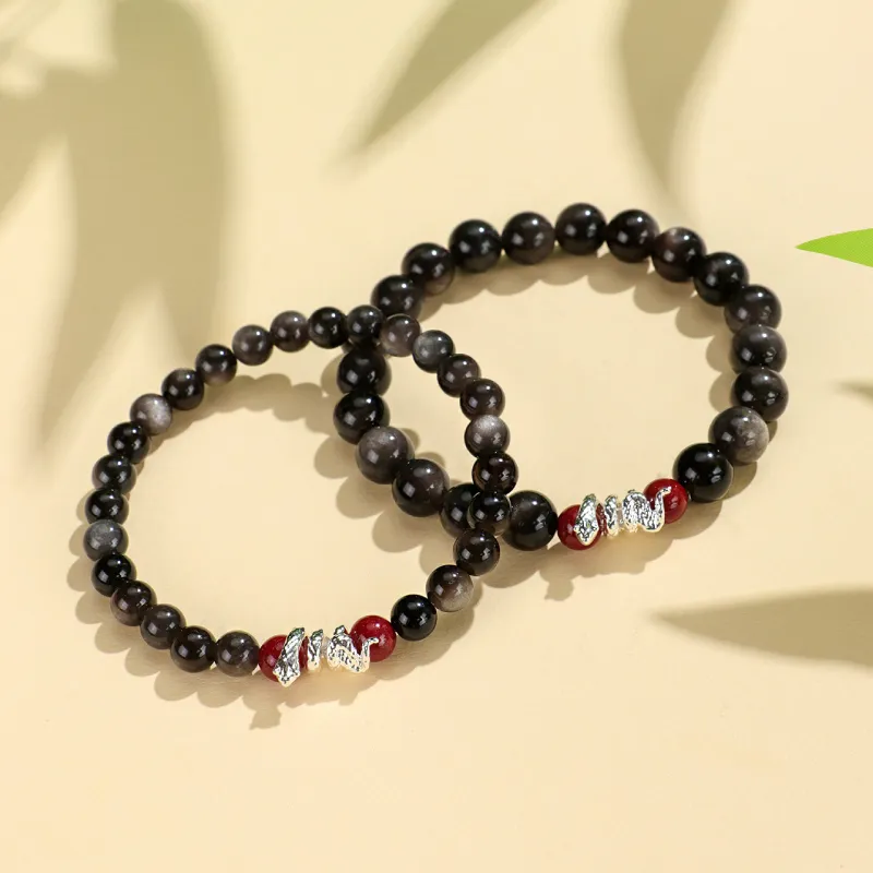 CIROCCO Obsidian Bracelets Unisex-7