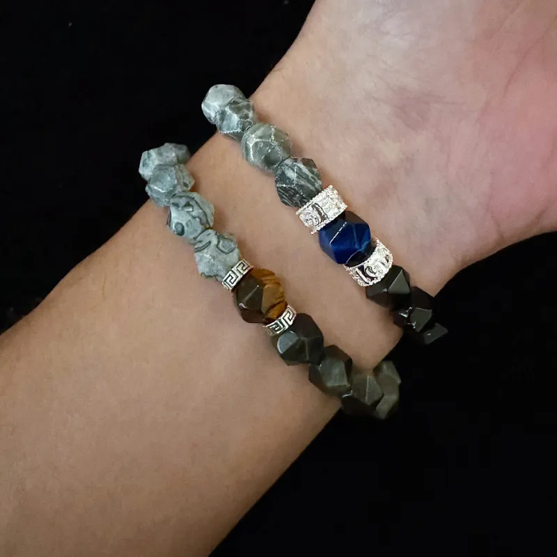 CIROCCO Map Stone Bracelets Unisex-11