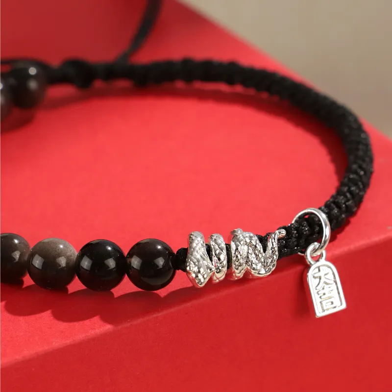 CIROCCO Obsidian Bracelets Unisex-12