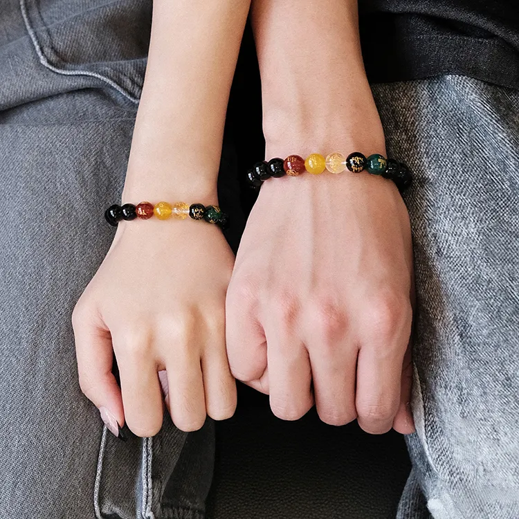 CIROCCO Obsidian Jade Bracelets Unisex-3