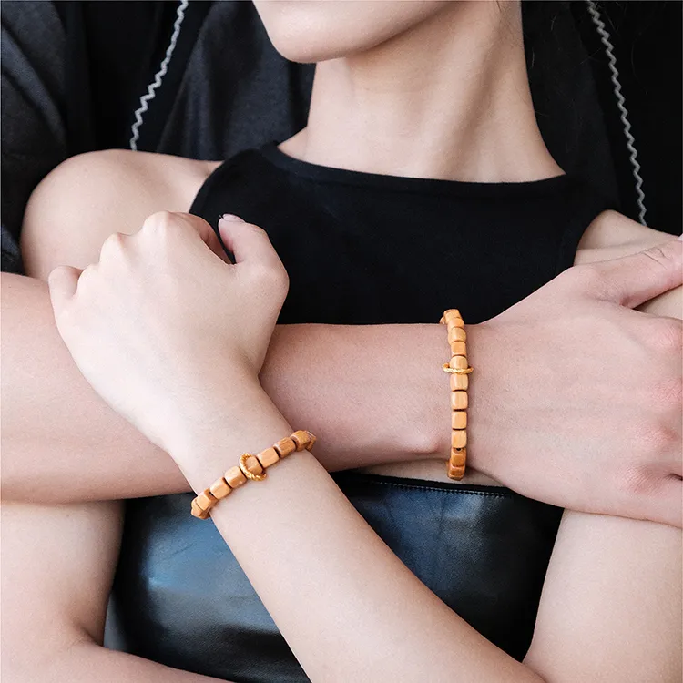 CIROCCO Wooden Bracelets Unisex Good Luck-4