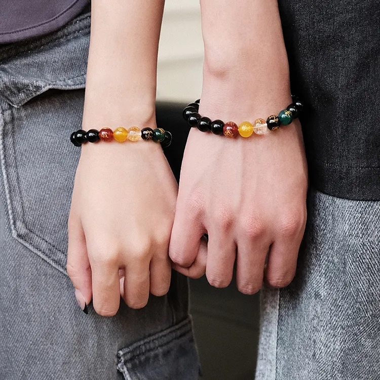 CIROCCO Obsidian Jade Bracelets Unisex-10