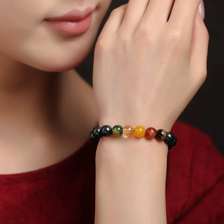 CIROCCO Obsidian Jade Bracelets Unisex-5