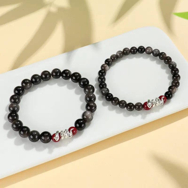 CIROCCO Obsidian Bracelets Unisex-9