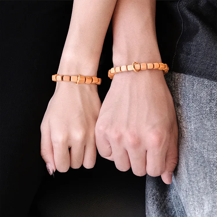 CIROCCO Wooden Bracelets Unisex Good Luck-5