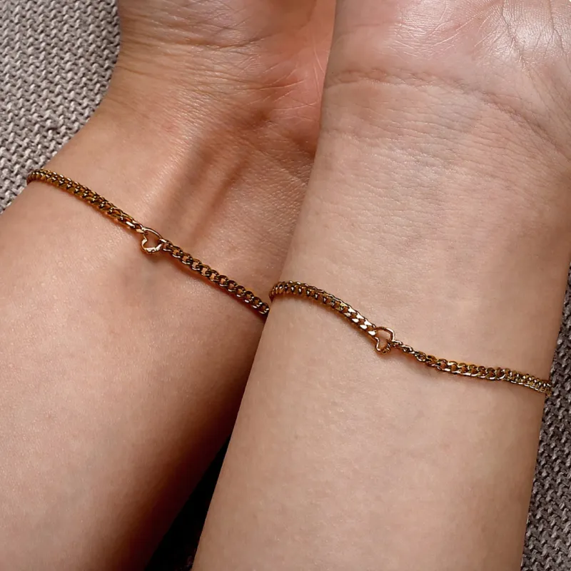 CIROCCO Stainless Steel Bracelets Unisex Gold-3