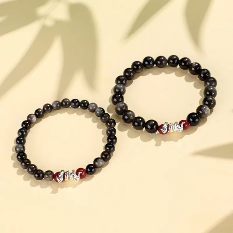 CIROCCO Obsidian Bracelets Unisex-8